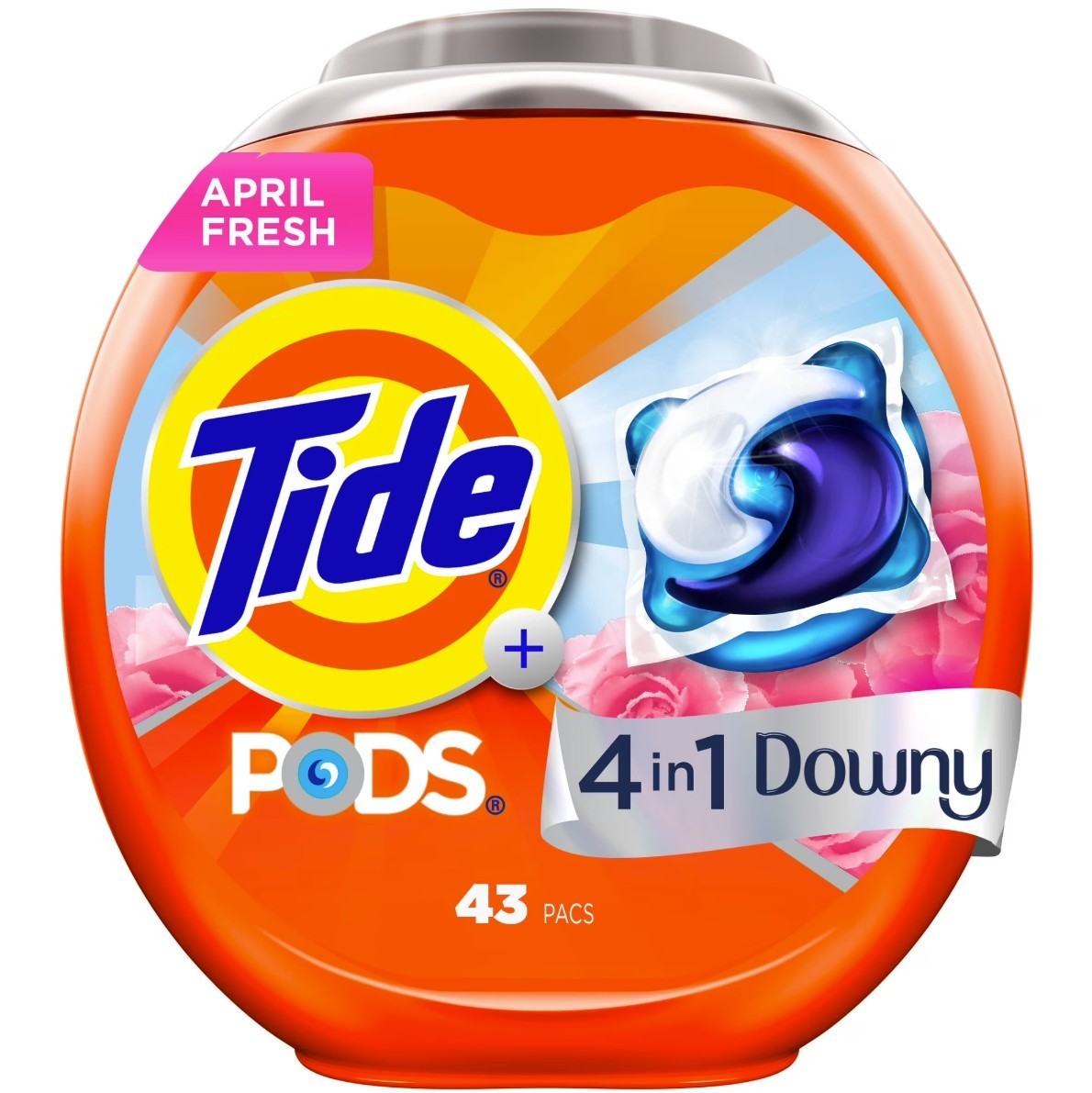 [HOT SALE] Tide PODS Plus Downy 3in1 Laundry Detergent Pacs 43 Count 2 Pack