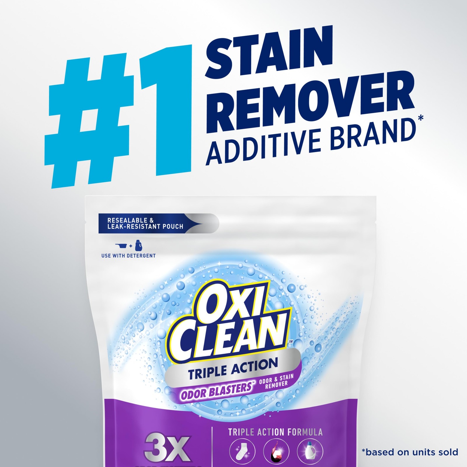 OxiClean Triple Action Odor Blasters and Stain 104 Ounce (Pack of 1)
