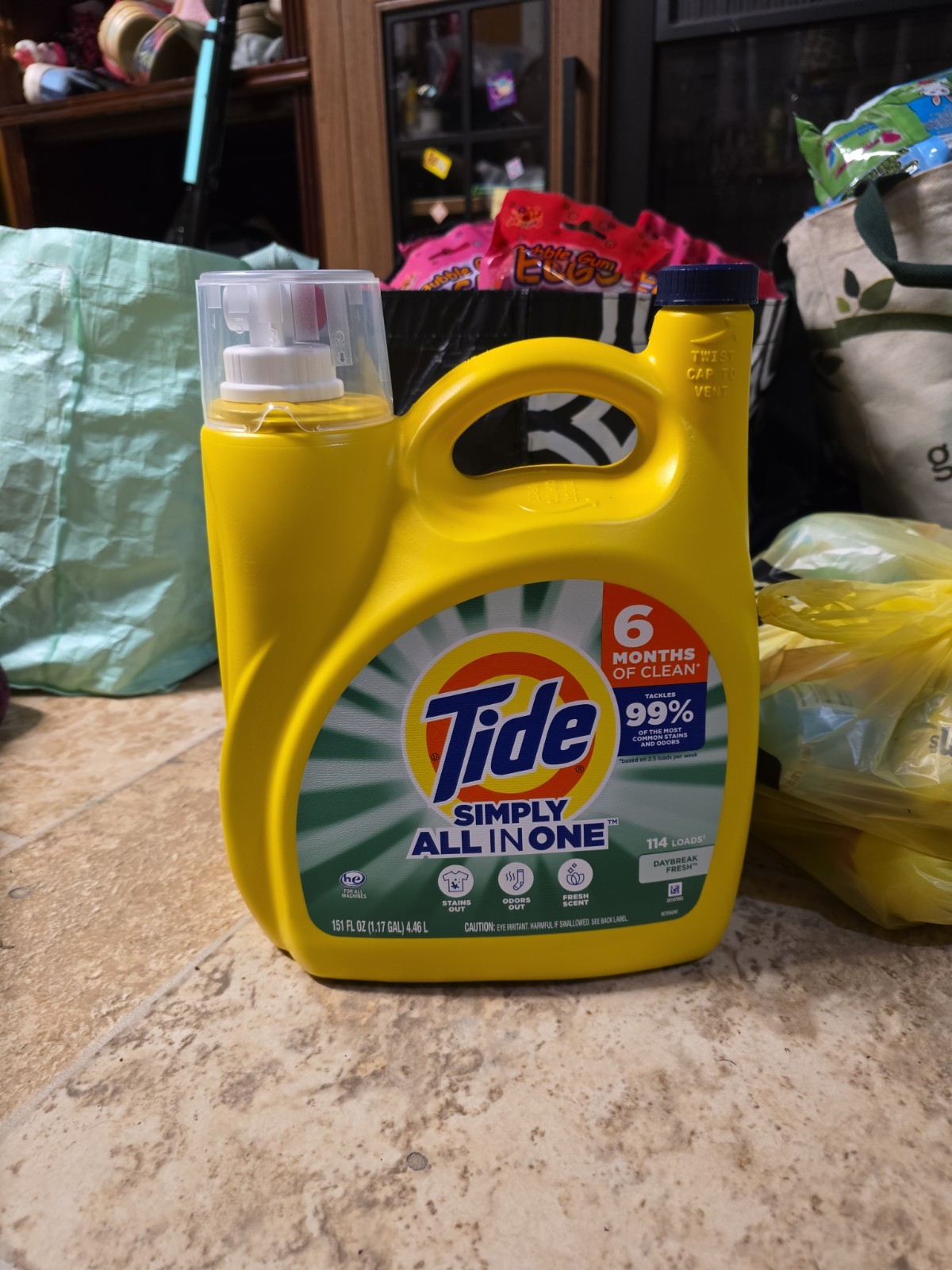 Tide Simply All In One 151 Fl Oz Laundry Detergent New 114 Loads* HE New