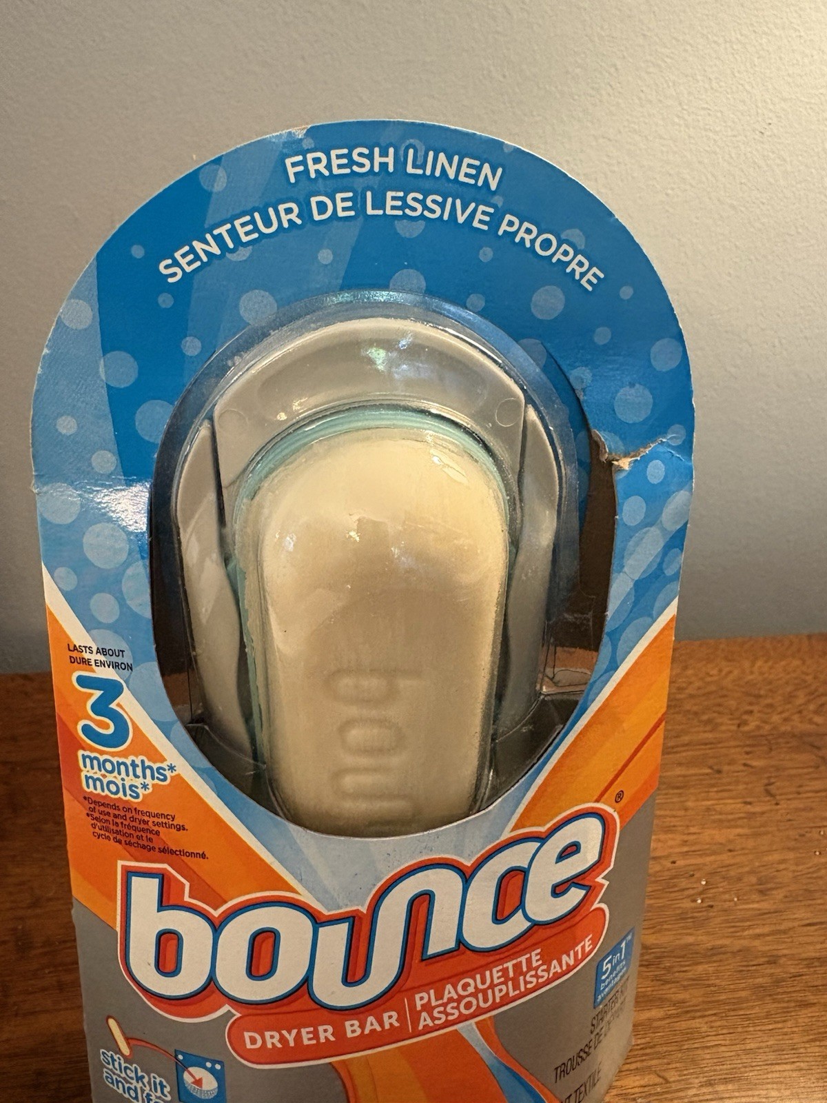 NEW Bounce Dryer Bar Softener Fresh Linen Scent 2012 Discontinued