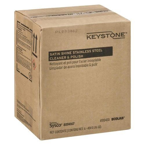 Keystone Polish Stainless Steel Satin Shine Aerosol 16 OZ/1 LBS (6/Case)