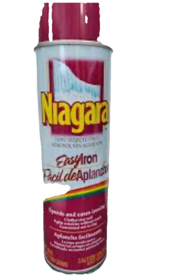 Niagara Easy Iron Non – Starch Spray Aerosol Can 20oz NOS NEW Vtg Vintage prop