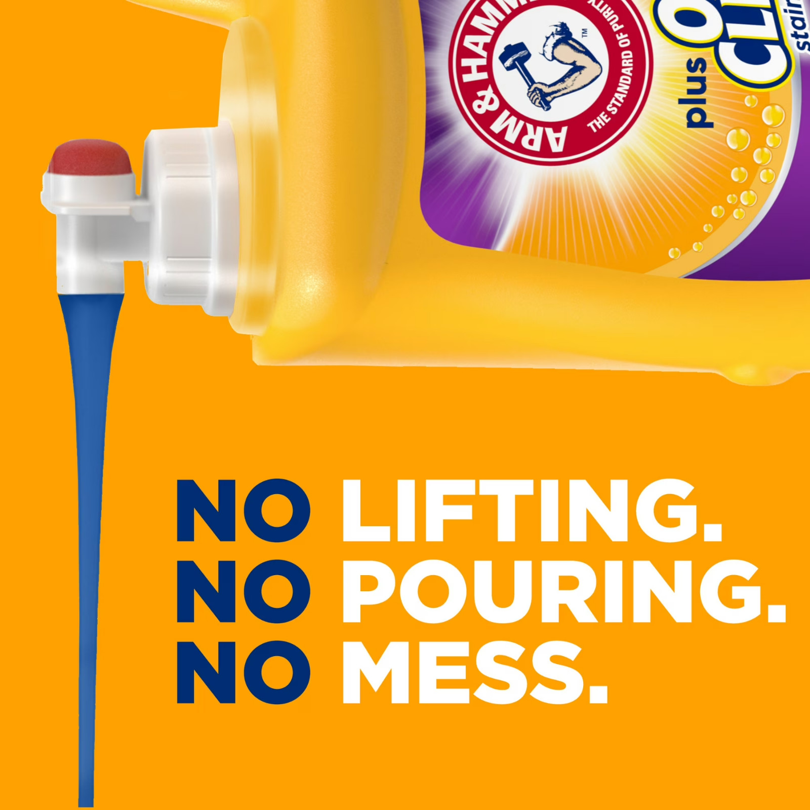 ARM & HAMMER Plus OxiClean Odor Blasters Fresh Burst, 128 Loads Liquid Laundry