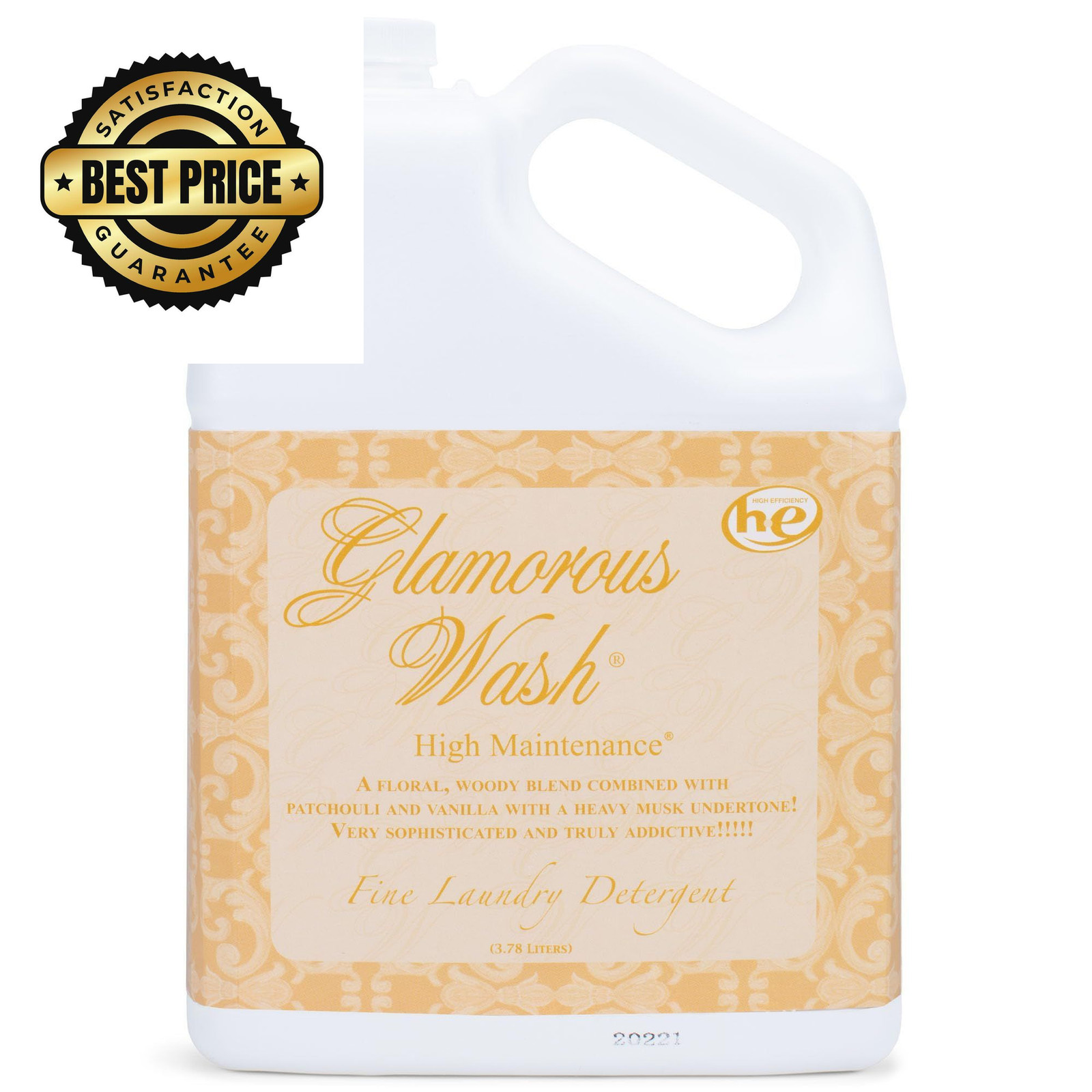 Tyler Gallon Laundry Detergent – High 128 Fl Oz (Pack of 1), Multicolored