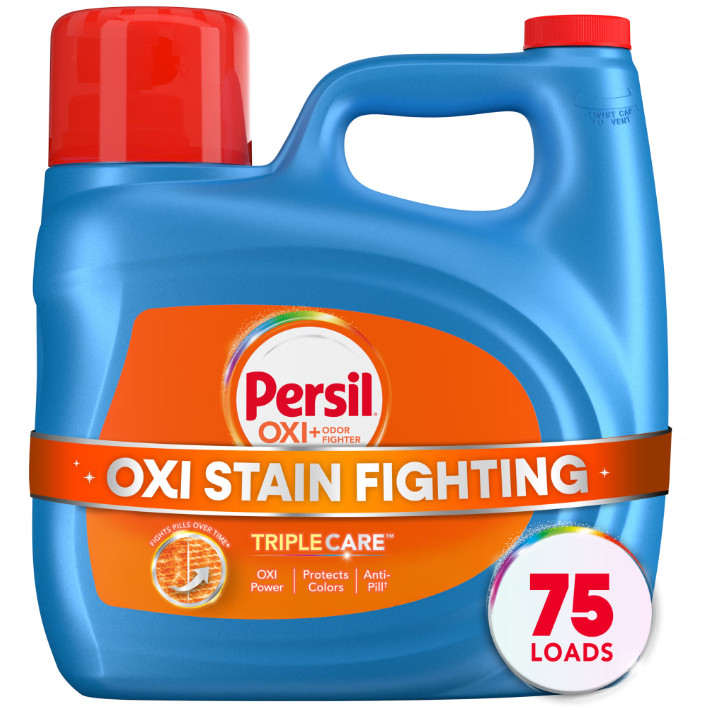 2 Pack Persil Advanced Clean Oxi+Odor Fighter Liquid Laundry Detergent, 126 fl o