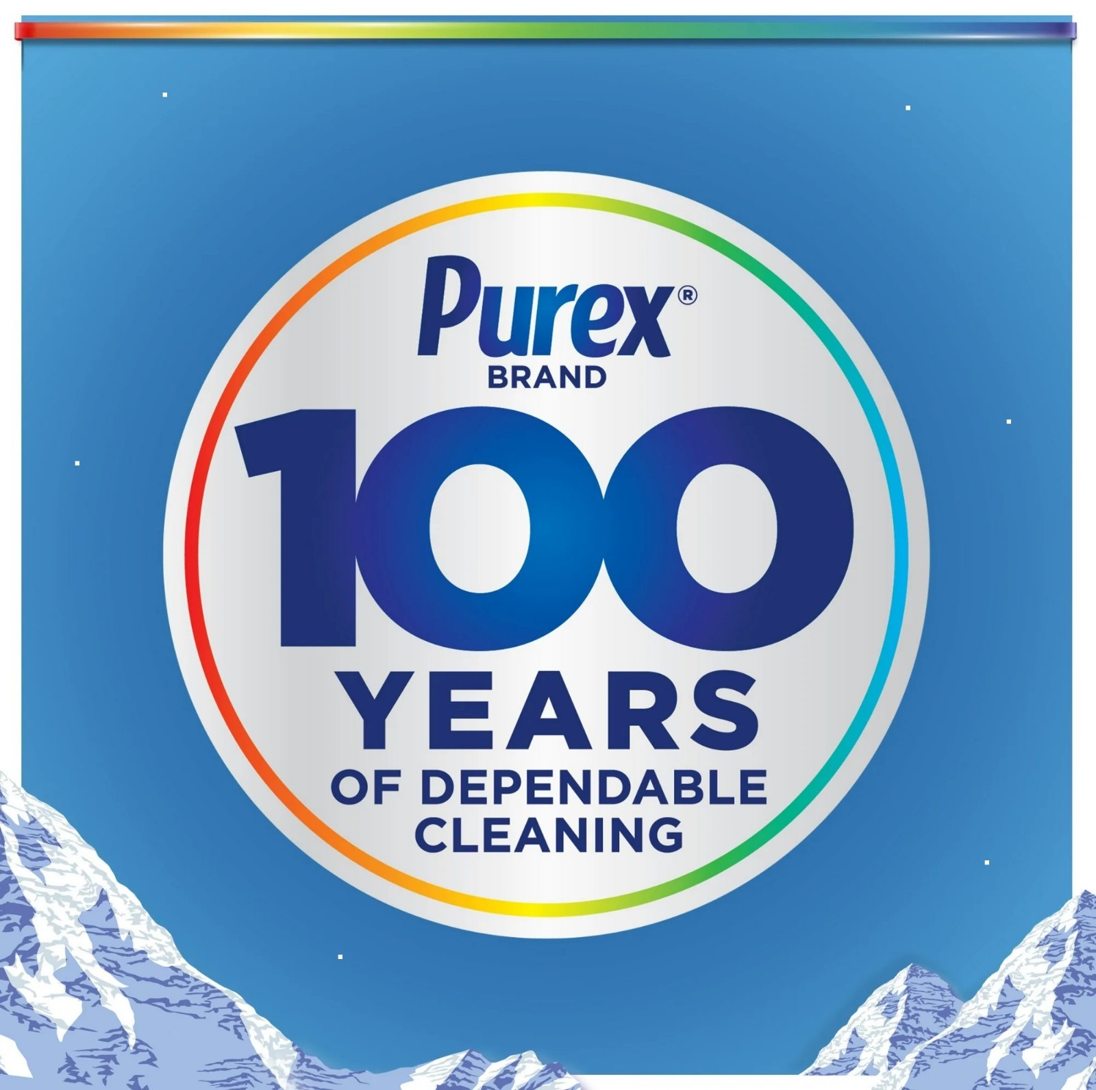 Purex Liquid Laundry Detergent, Mountain Breeze Scent, 150 oz, 115 Loads