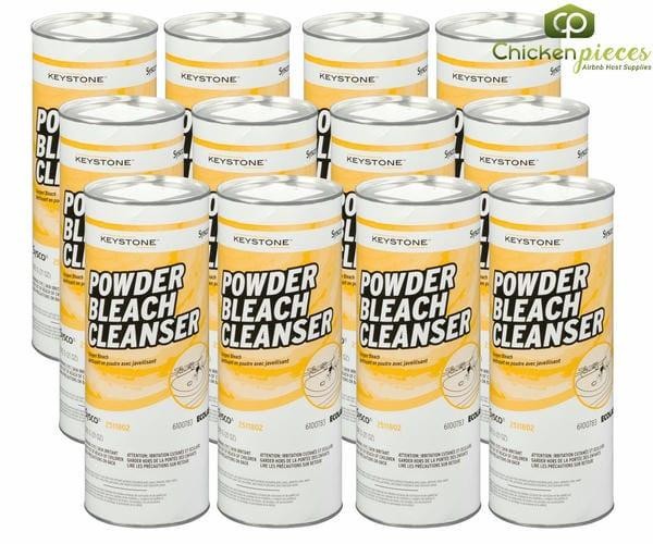 Keystone Cleanser Powder Oxy Bleach Ready To Use 21 OZ/1.3 LBS (12/Case)
