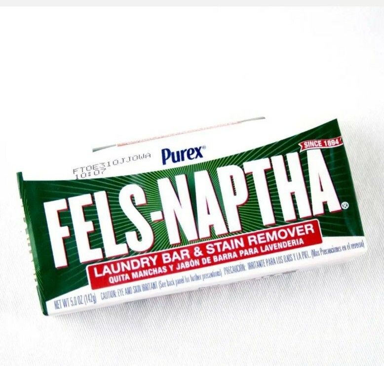 Pack of 12 Purex Fels Naptha Laundry Cleaning Bar and Stain Remover 5 Ounce