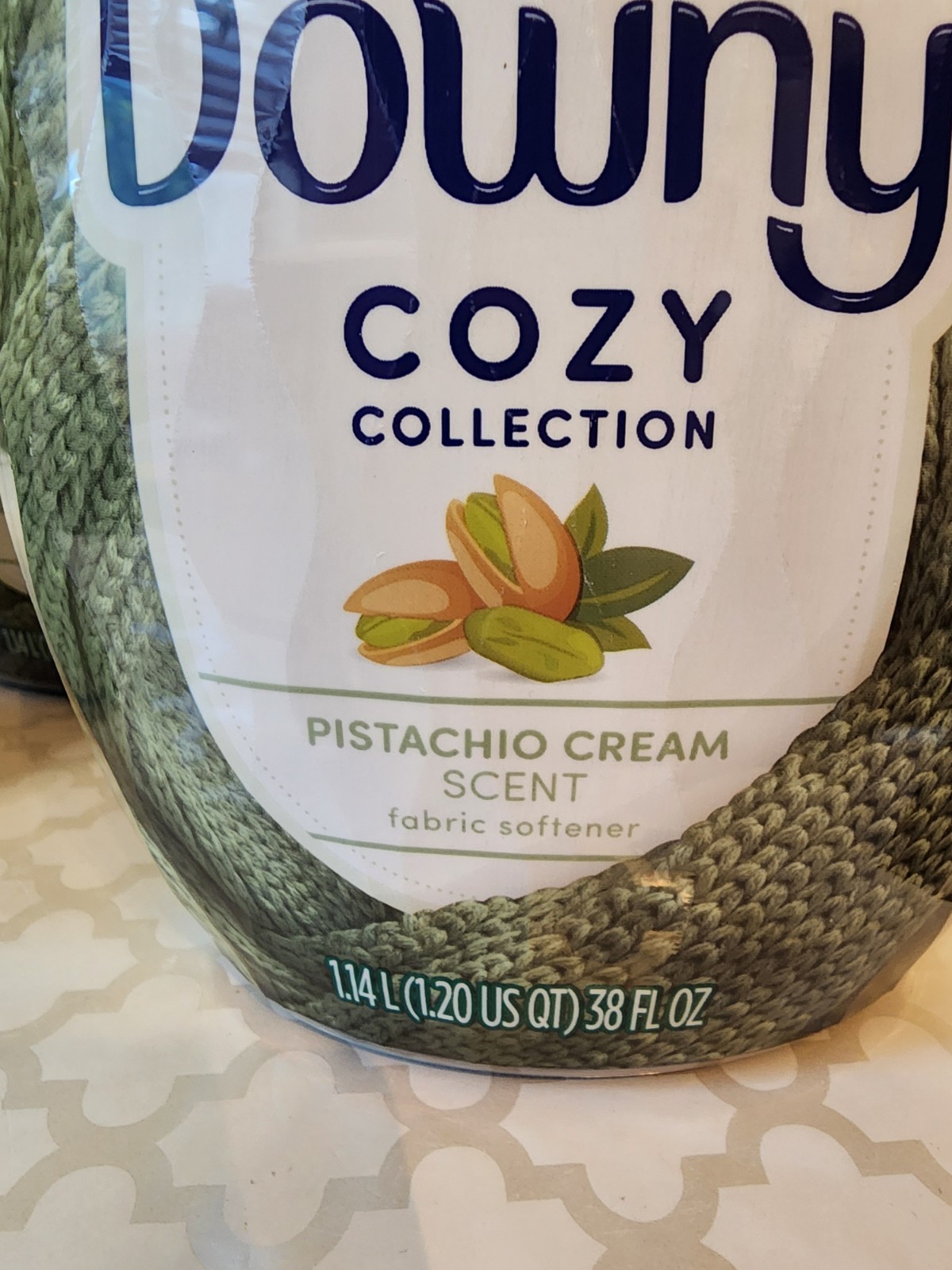Lot: 3 Downy Pistachio Cream Cozy Collection Fabric Softener 38 oz 57 Loads NEW