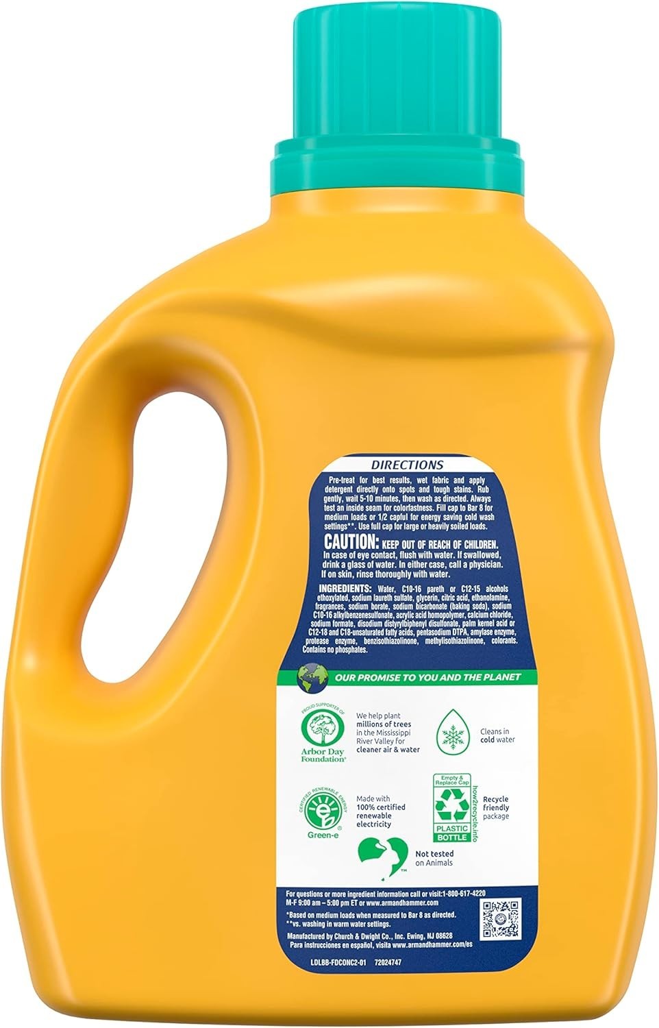 Concentrated Sensitive Skin Detergent, 210 oz, 105 Loads, Dermatologist Tested