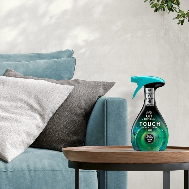 Odor-Fighting Fabric Spray Air Freshener Unstopables Fresh 27oz