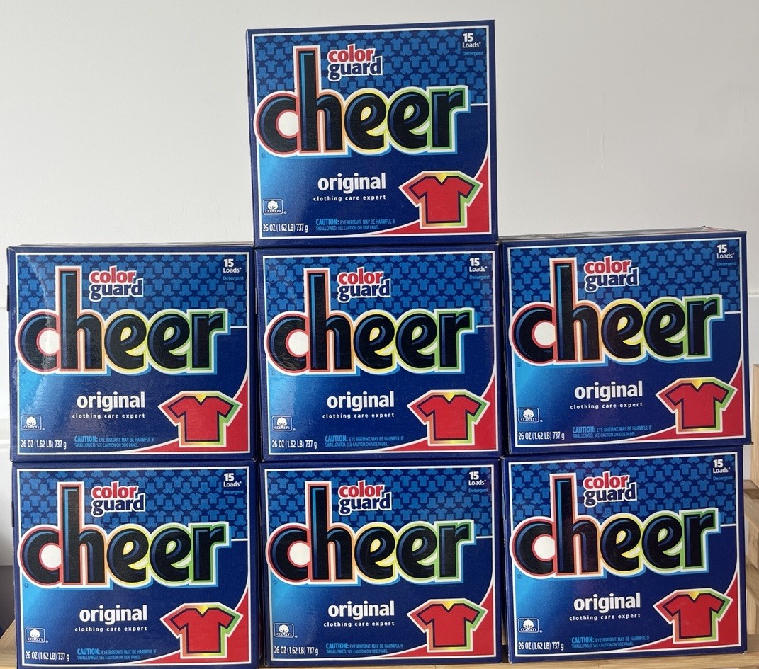7-Cheer Color Guard Original Powder Laundry Detergent 15 Loads – 26oz New