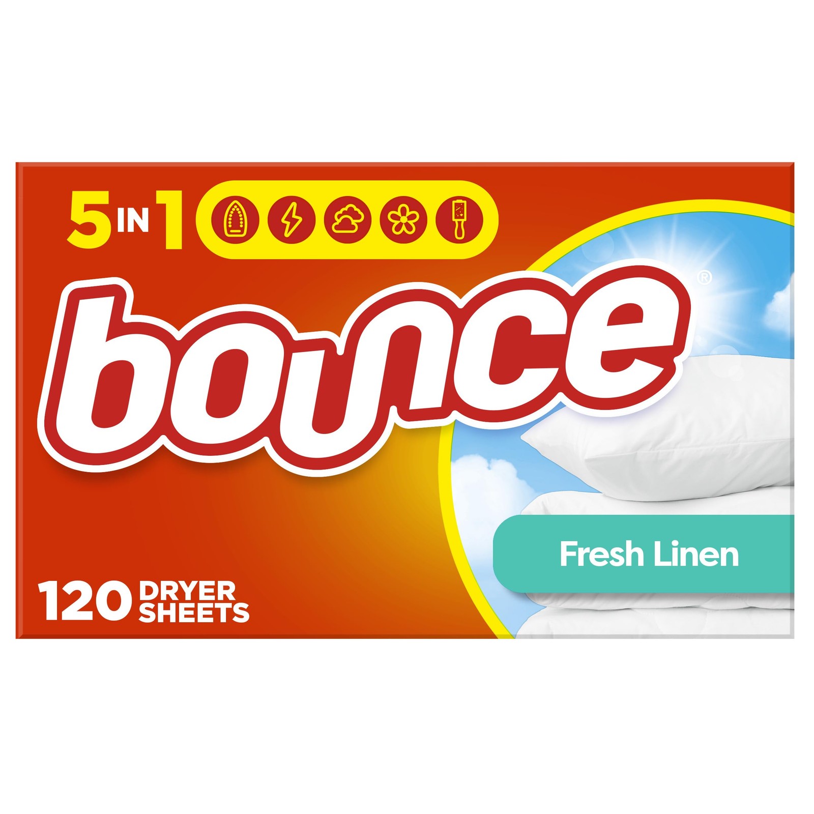 Fresh Linen Scent Fabric Softener Laundry Dryer Sheets Anti Static 120 PCS