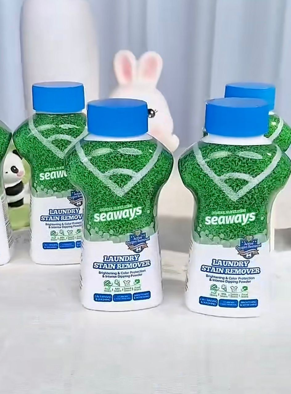 2x Seaways Laundry Stain Remover Powder 340g – Oxygen Cleaning, Color Safe, Odor