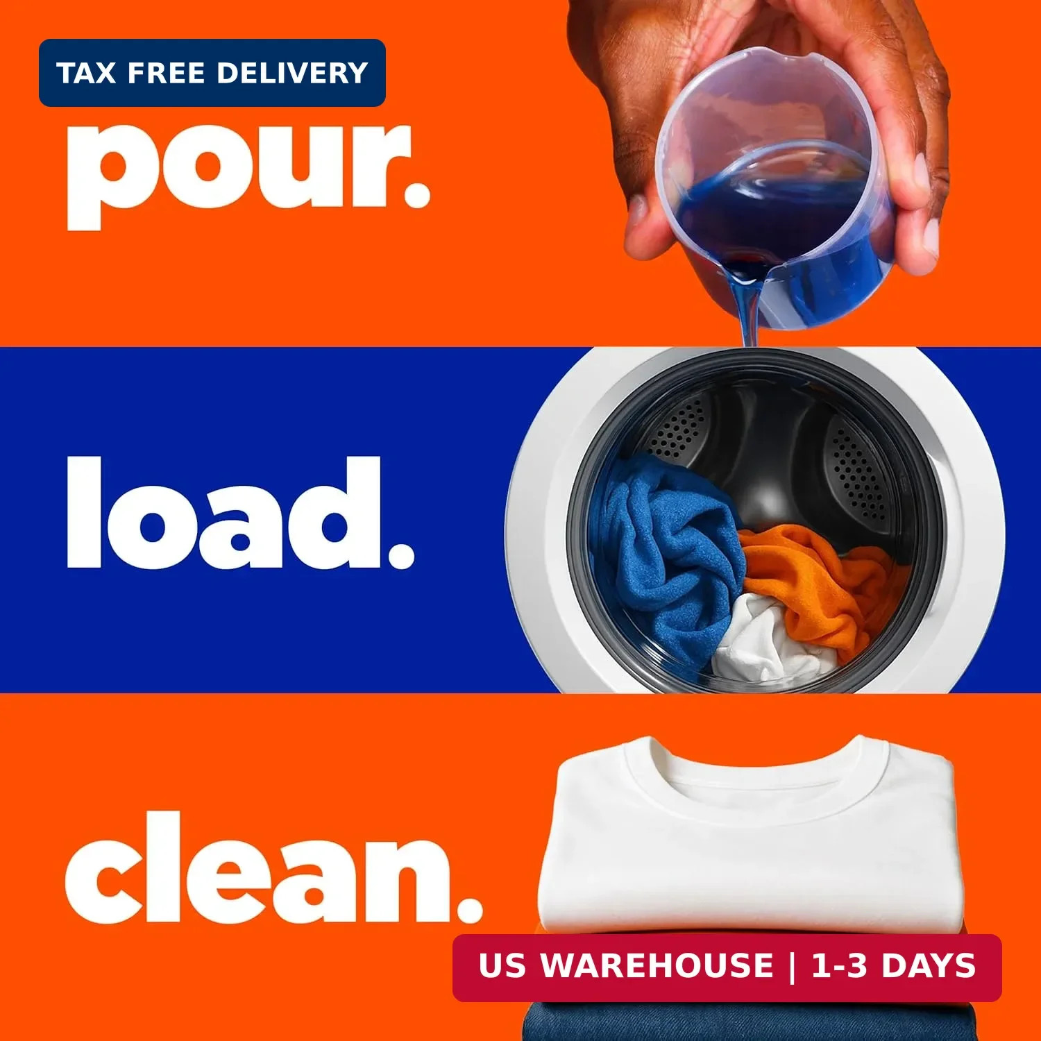 Tide Liquid Laundry Detergent, Original Scent, 125 fl oz, 100 Loads, Boosted Cle