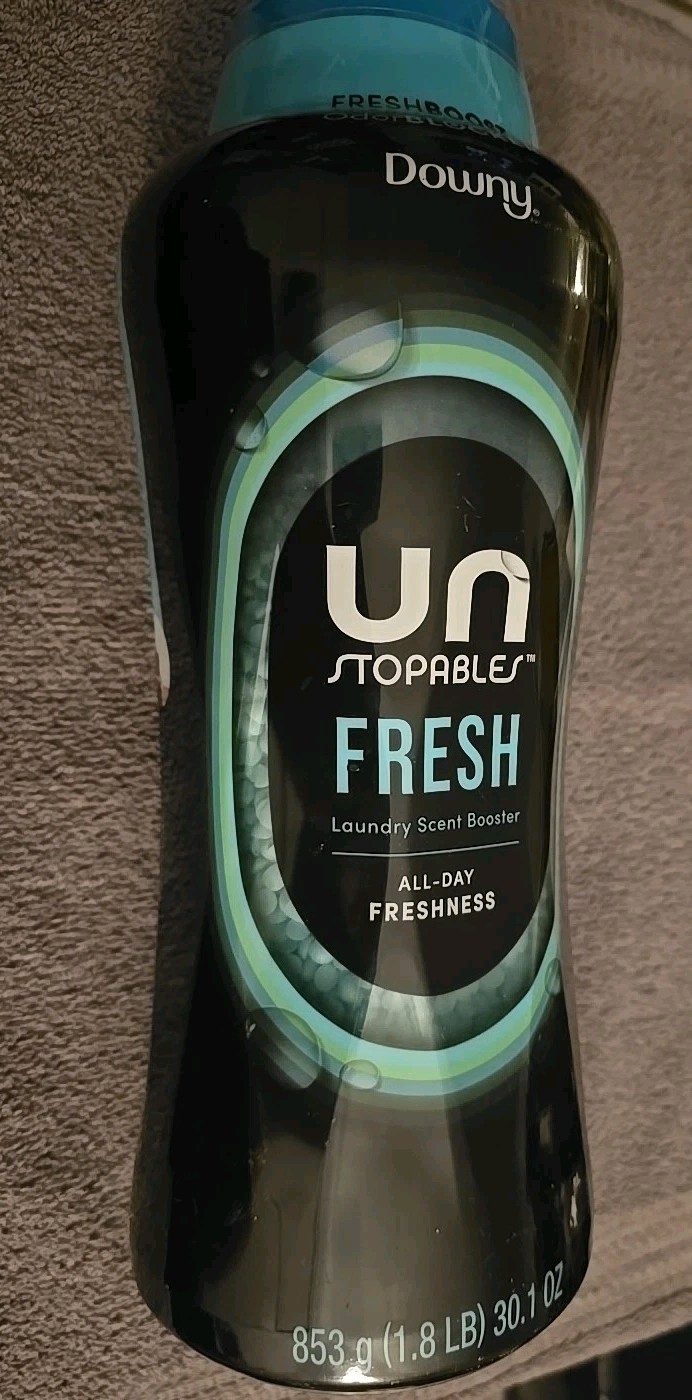 Downy Unstopables Laundry Scent Booster Beads, Fresh Scent, 30.1 oz (K64)