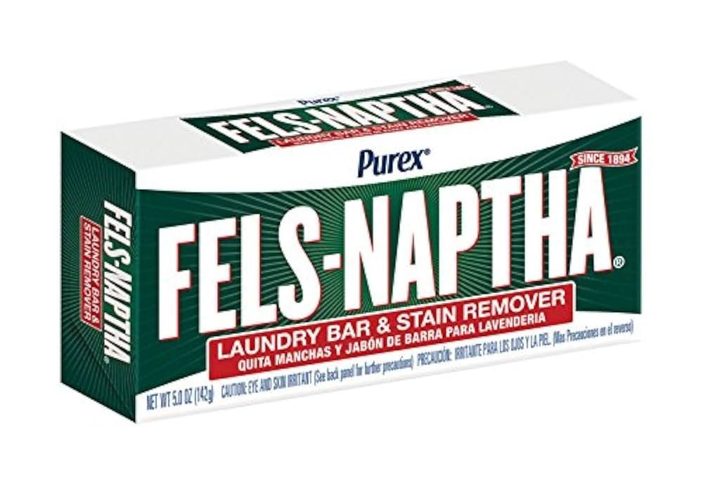 20 Mule Team Borx, Arms & Hammer Laundry Booster, and Fels Naptha