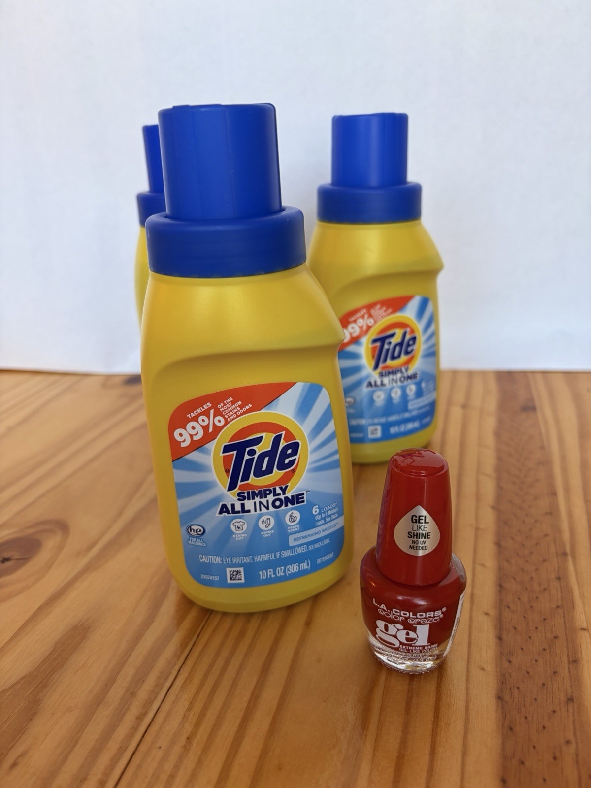 Tide Simply Oxi Liquid Laundry Detergent, 10 Oz./306 mL Each, Pack Of 3