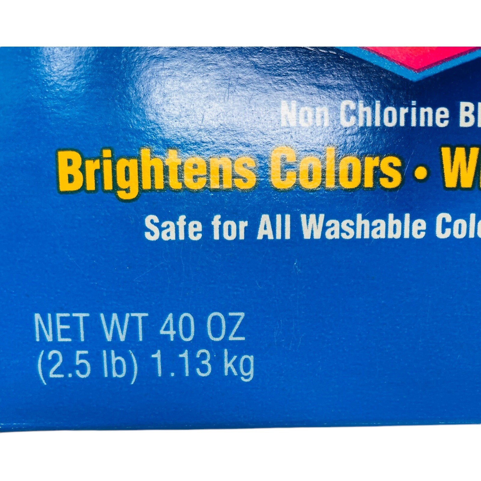 Vintage Clorox 2 Non Chlorine 40 oz 1989 Color Safe Bleach Whitens Sealed Prop