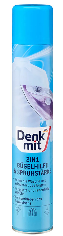 10 x 500ml Denkmit Ironing aid & spray strength 2in1