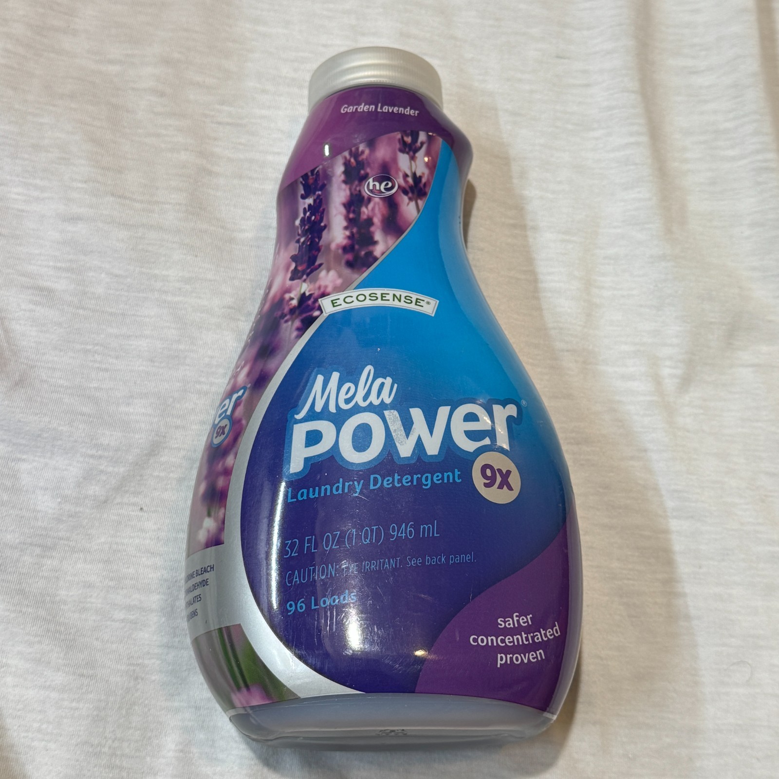 Melaleuca EcoSense MelaPower 9x Laundry Detergent Garden Lavender Scent 32 Fl Oz