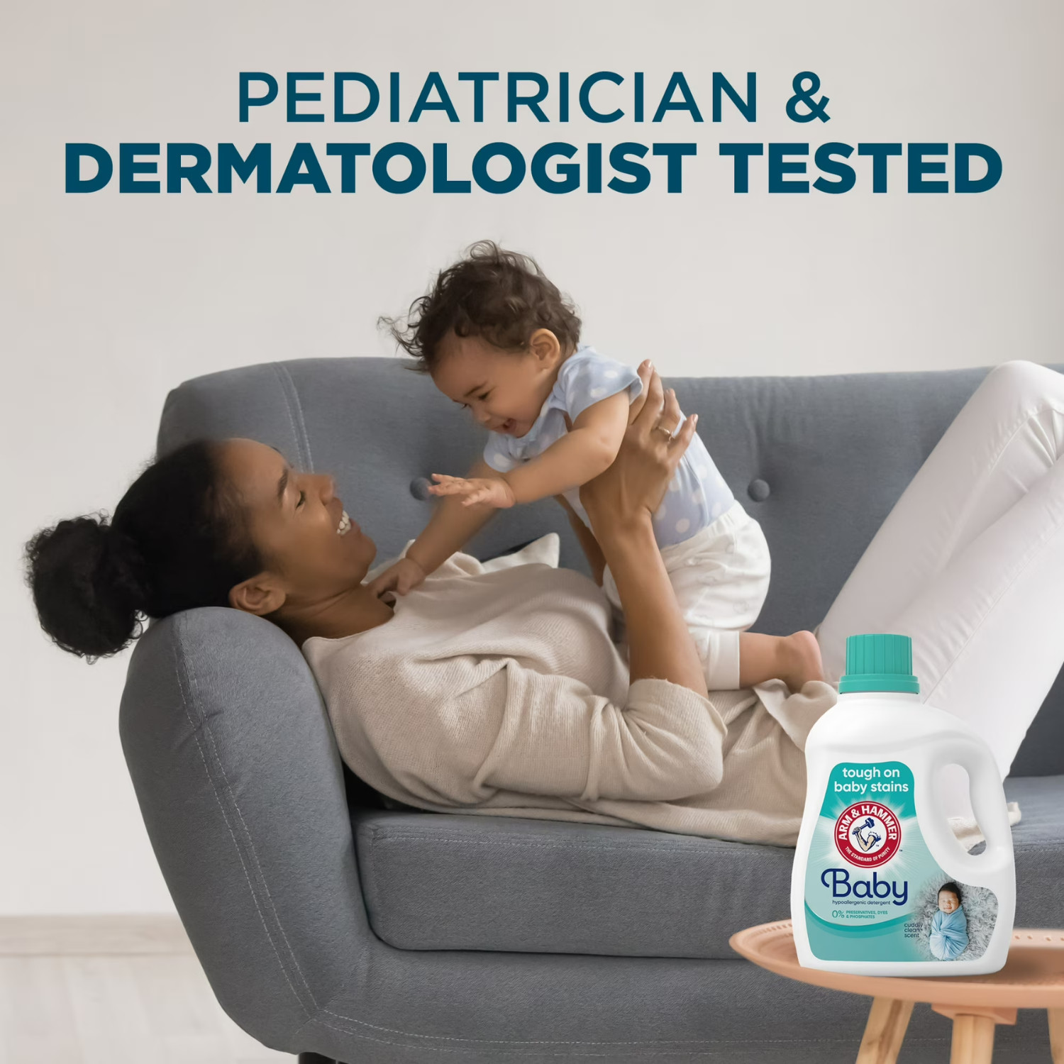 (4 pack) ARM & HAMMER Baby Hypoallergenic Laundry Detergent 100.5 fl oz 77 Loads