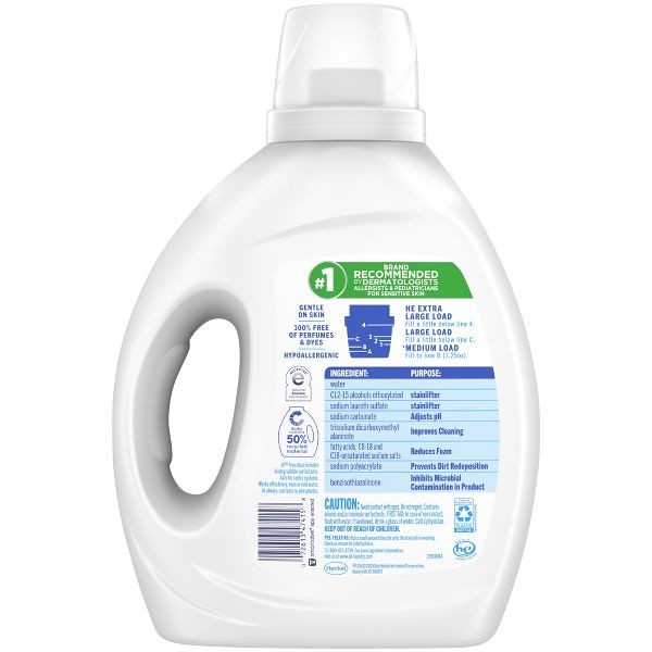 UnscentedFree Clear forSensitive Skin HE Liquid Laundry Detergent 58Loads-73floz