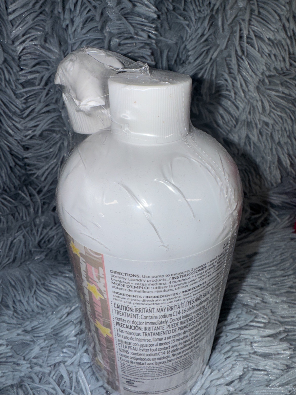 Scentsy Brand Laundry Liquid VANILLA BARNWOOD 20 FL OZ w Pump NEW