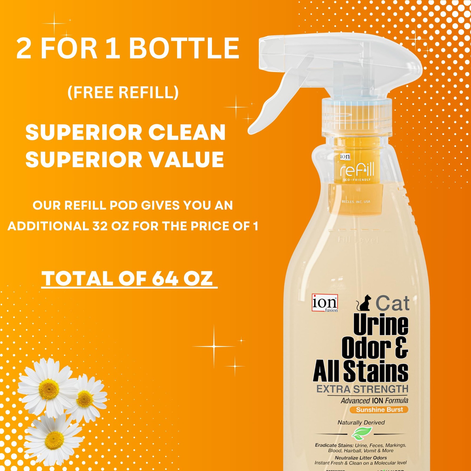Ion Fusion Superior Next-Gen Advanced Ion Formula. 2-For-1 Bottle Refill Cat