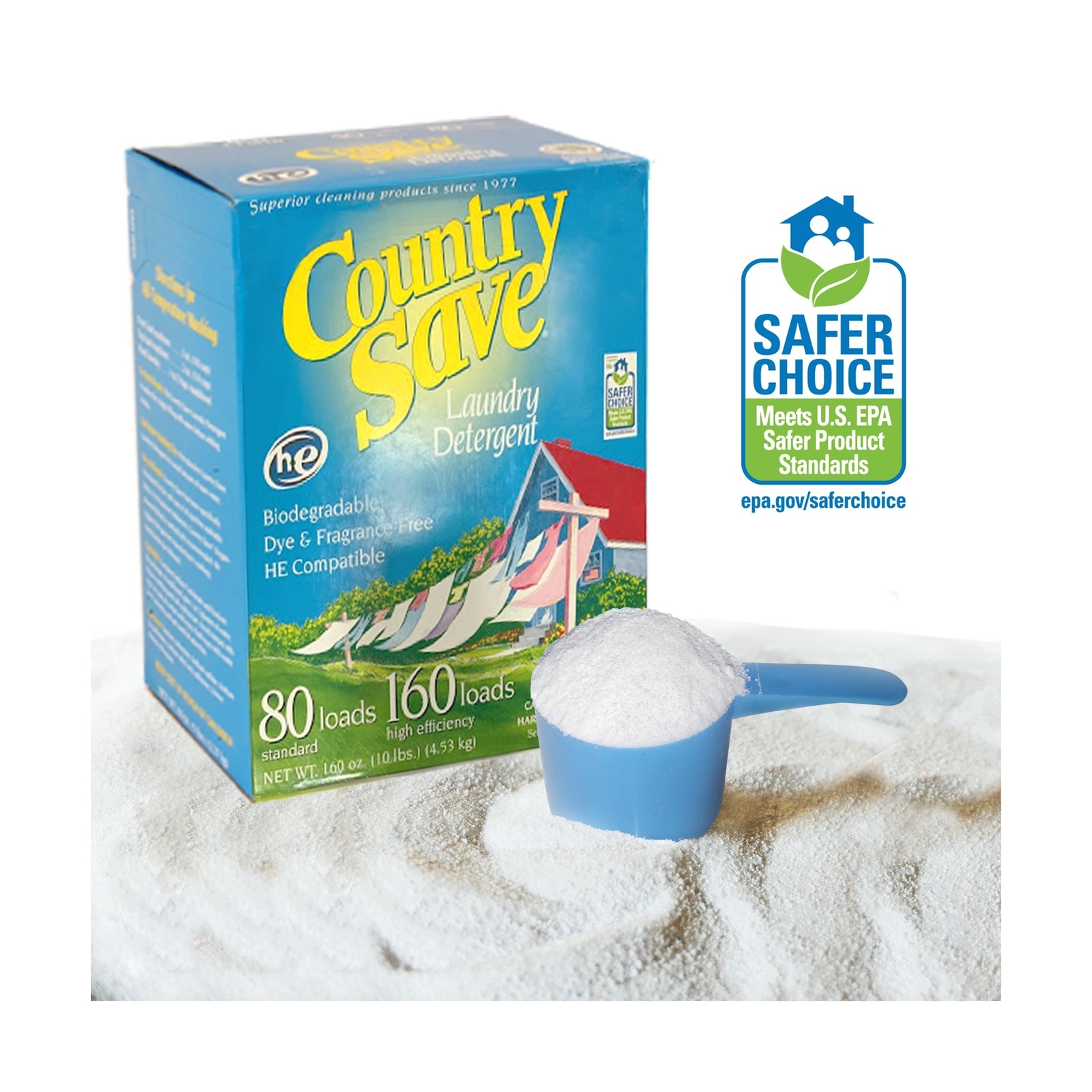 Laundry Detergent Powder, Natural – HE Natural Laundry Detergent Clear and Fr…