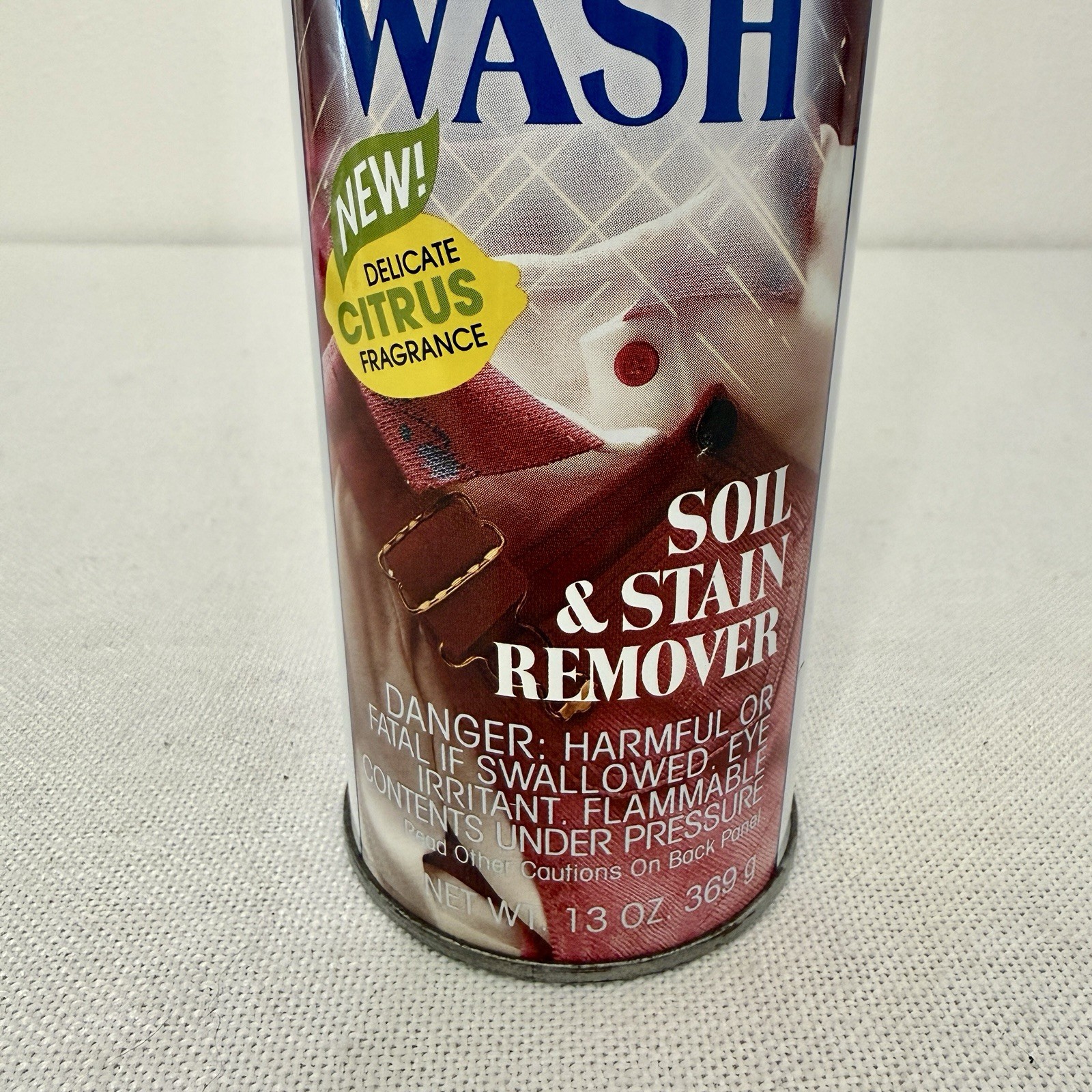 Vintage Amway PreWash Spray Soil & Stain Remover Pre Wash 1990 13 Oz Full Can