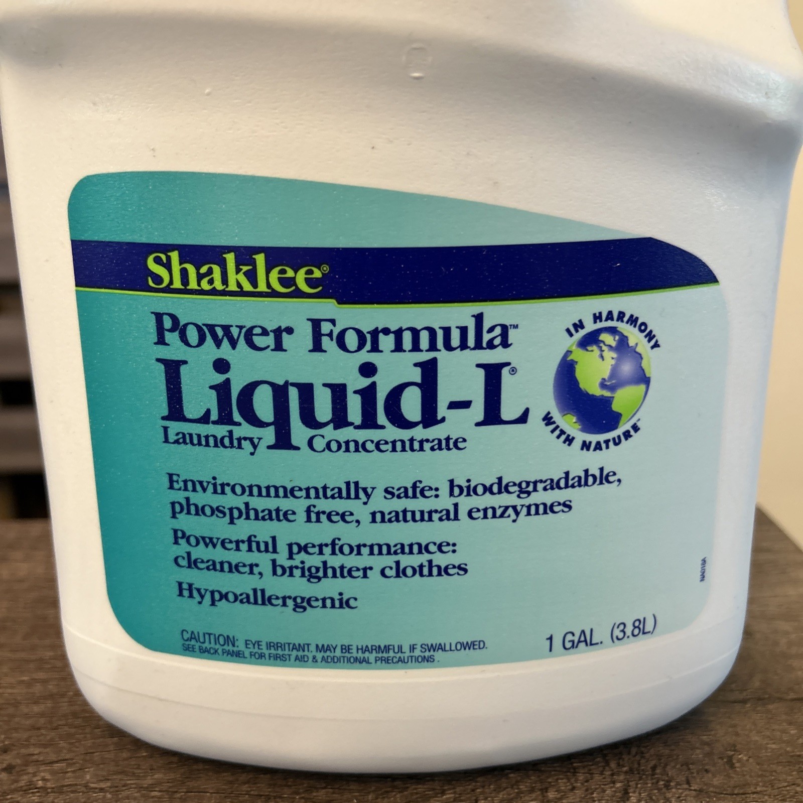 NOS Shaklee Power Formula Liquid L Laundry Concentrate 1 GALLON NEW SEALED