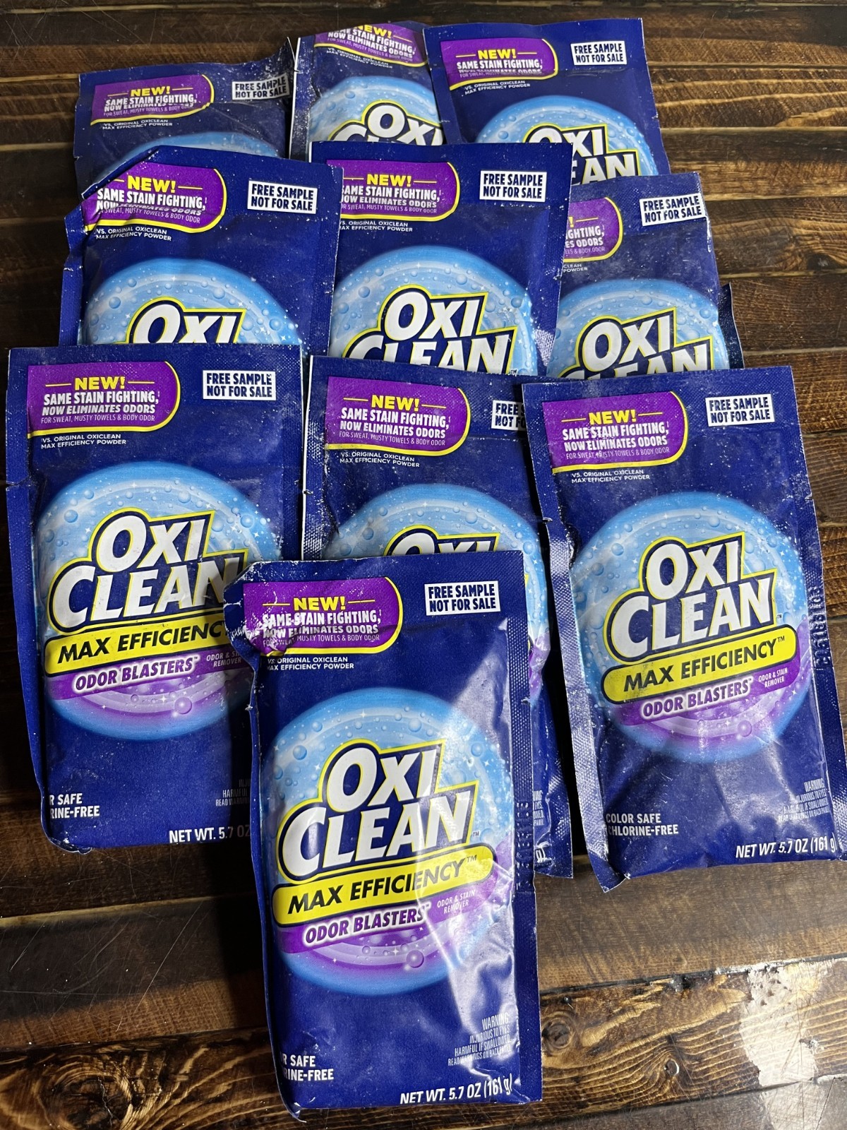 10-Pack OxiClean Odor Blasters Max Efficiency Stain Remover 5.7oz New