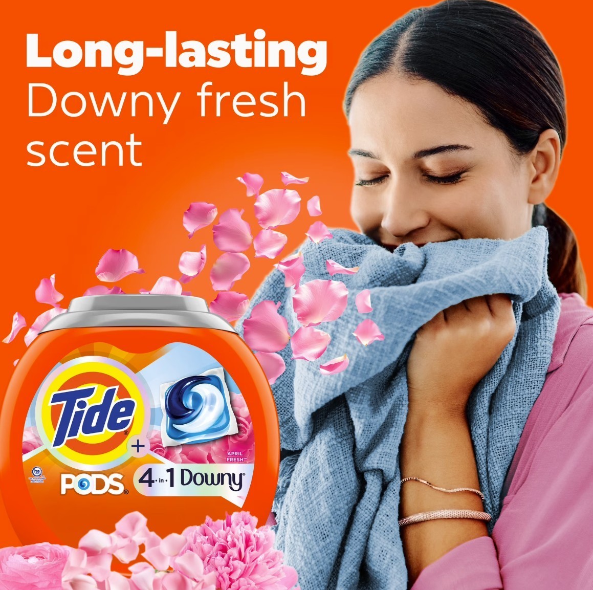 SALE-Tide PODS Laundry Detergent Pacs Downy Freshness 77 Ct 2 Pack 154 Pcs Total
