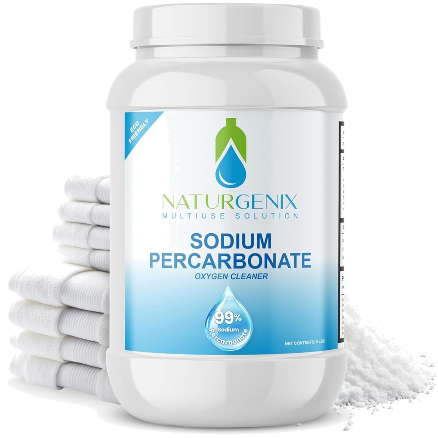 Multi-Surface Sodium Percarbonate 9 lbs – Effective Stain Remover & Eco-Friendly