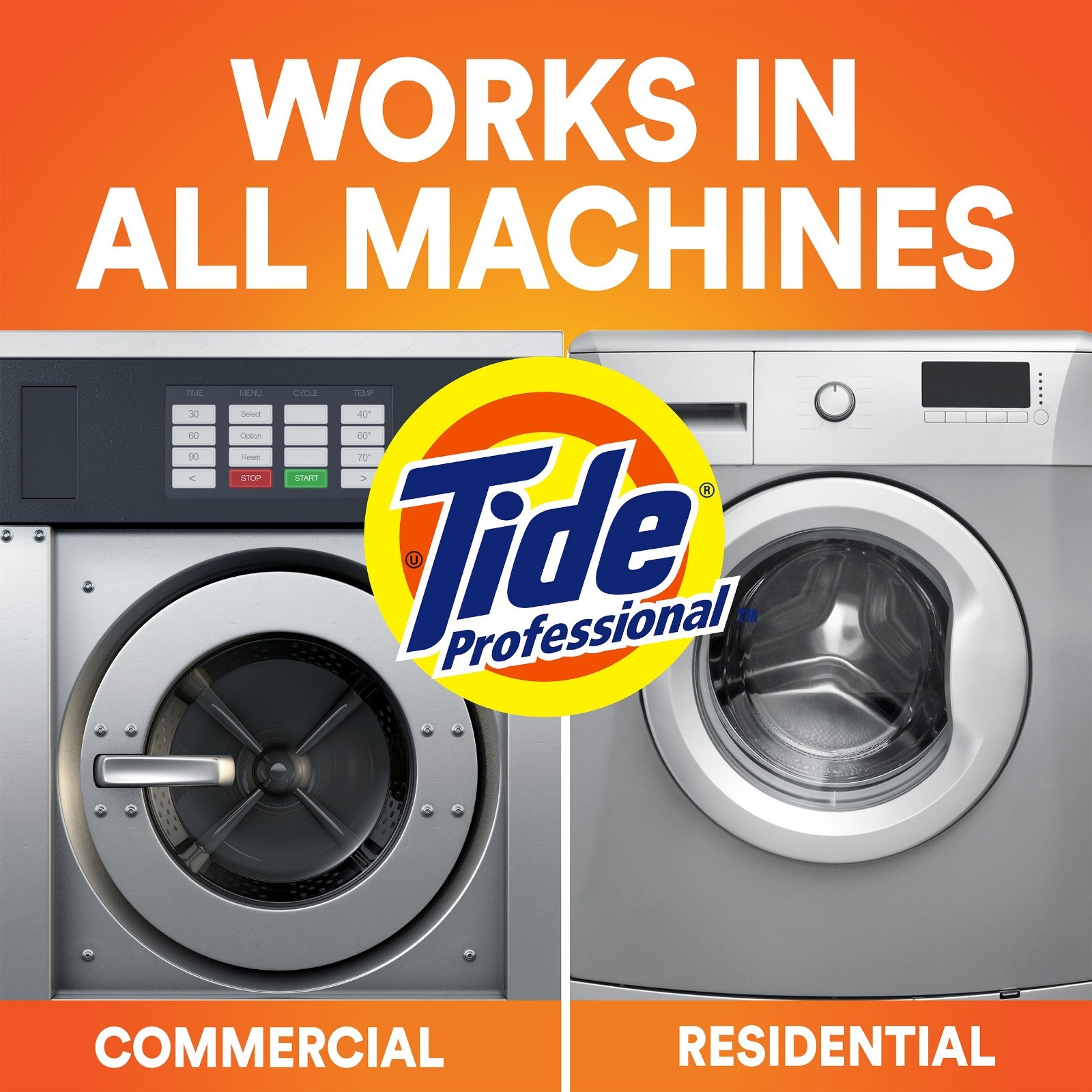 Tide Professional Powder Laundry Detergent Fresh Scent 197 oz Commercial 1 Box