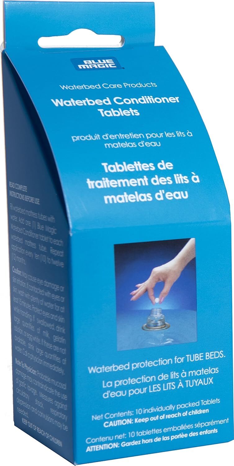 Blue Magic Waterbed Conditioner Tablets 10 Count Dishwasher Detergent Usa