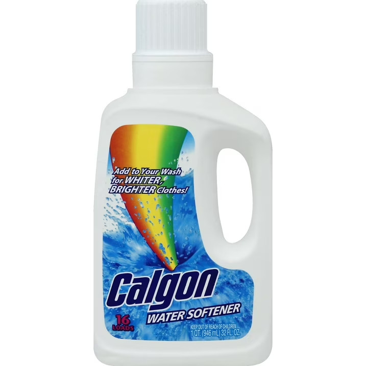 Calgon Water Softener, 32oz Bottle, Laundry Detergent Booster ( 2 PACK)