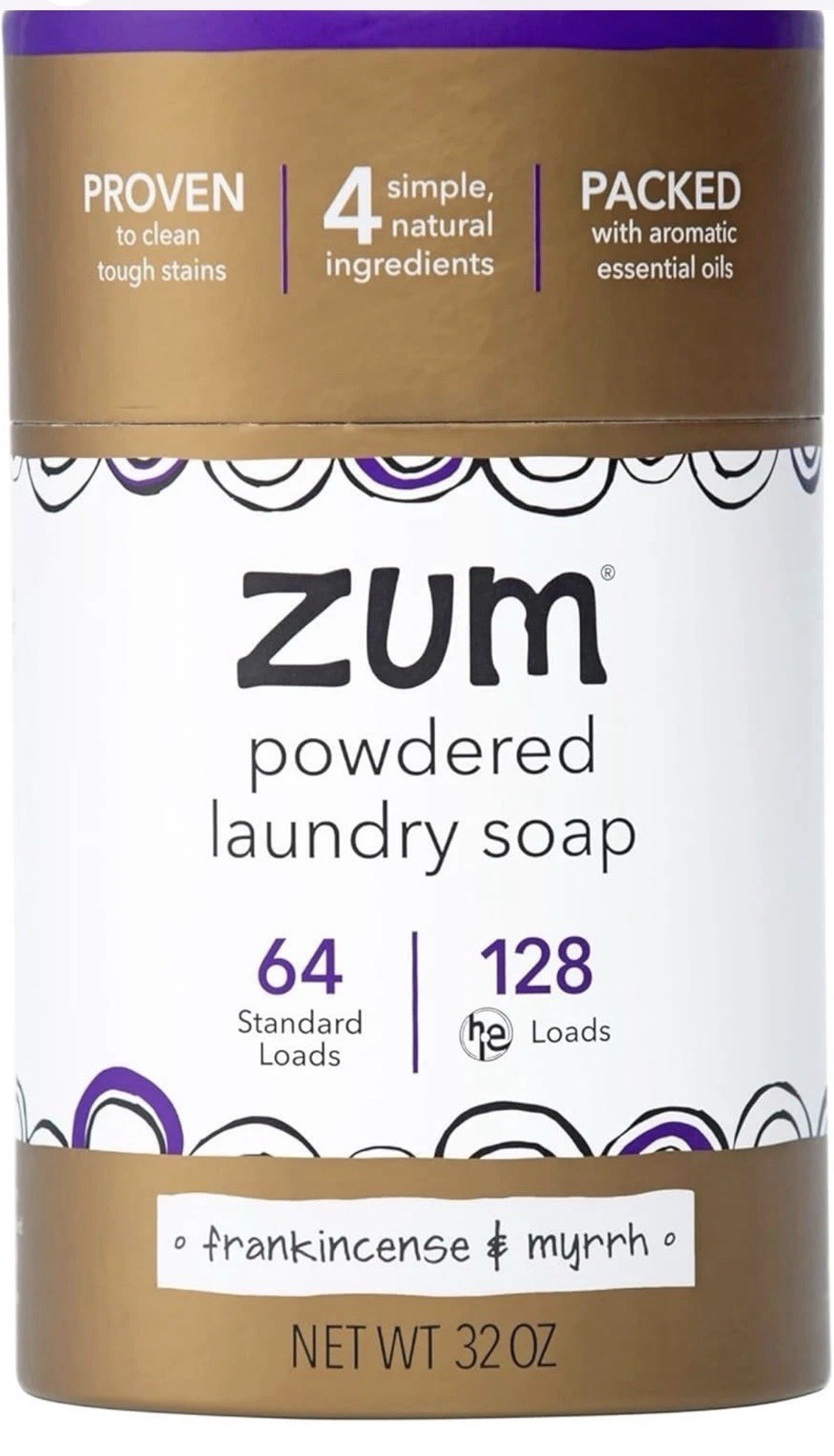 Zum Powdered Laundry Soap by Indigo Wild – Plant-Based Laundry Soap with Baking