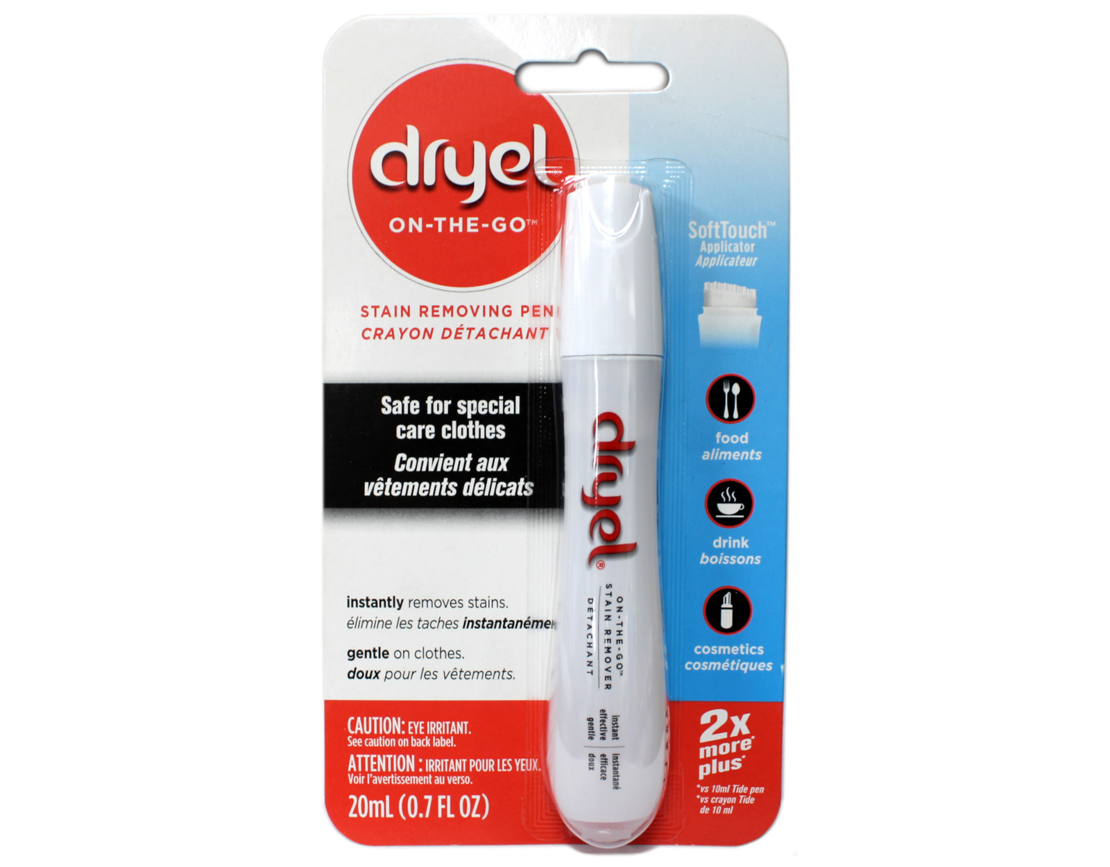 6 Pack Dryel On-The-Go Stain Removing Pen For Special Care Clothes 20mL Each