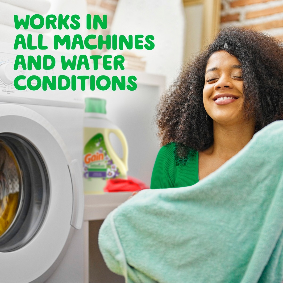 Gain White Tea & Lavender Botanicals Liquid Laundry Detergents 81 Loads – 107oz