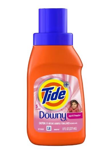 5 BOTTLES Of Tide Liquid Laundry Detergent with a Touch of Downy, 40 oz.
