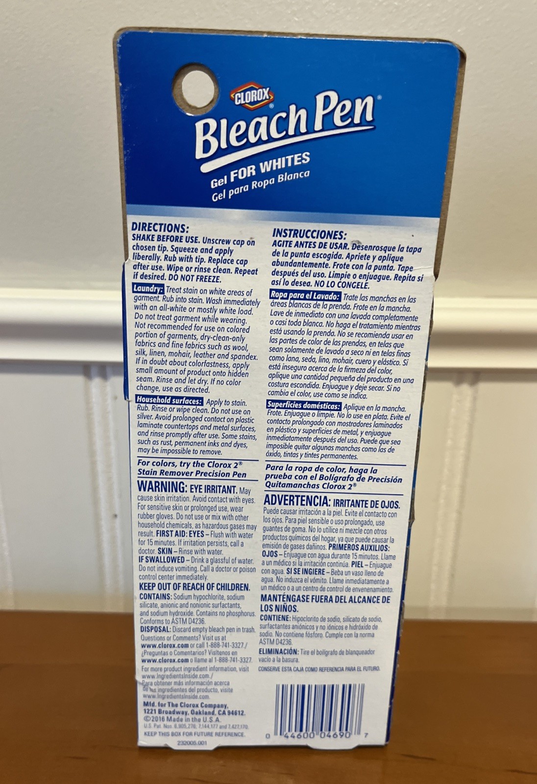 Clorox Bleach Pen Gel for Whites 2 Oz New Discontinued 2016 Dual Tip