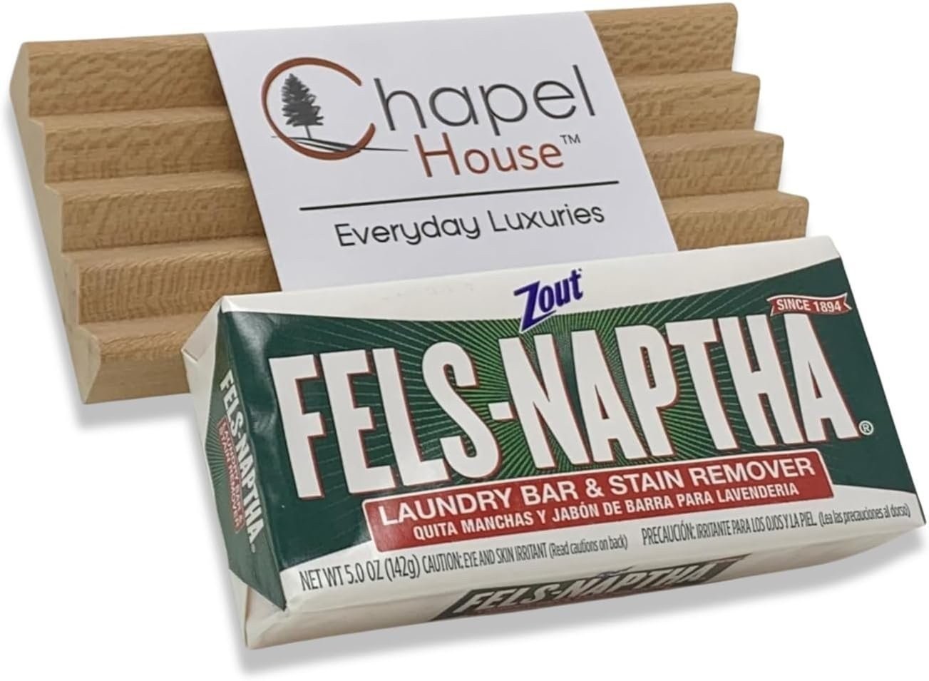 Fels Naptha Laundry Detergent Bar – 5 Ounce Fels Naptha Laundry Bar Soap and…