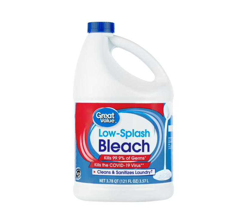 Low Splash Bleach Regular, 121 Oz, 3PACK