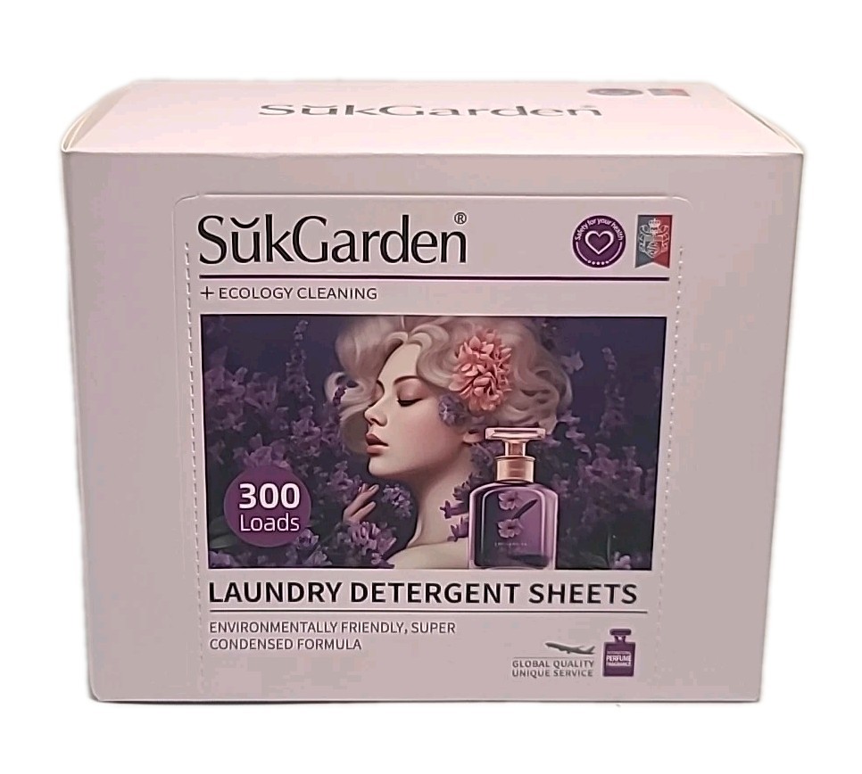 LAUNDRY DETERGENT SHEETS – 300 LOADS Eco-Friendly Washing Strips 09/2027
