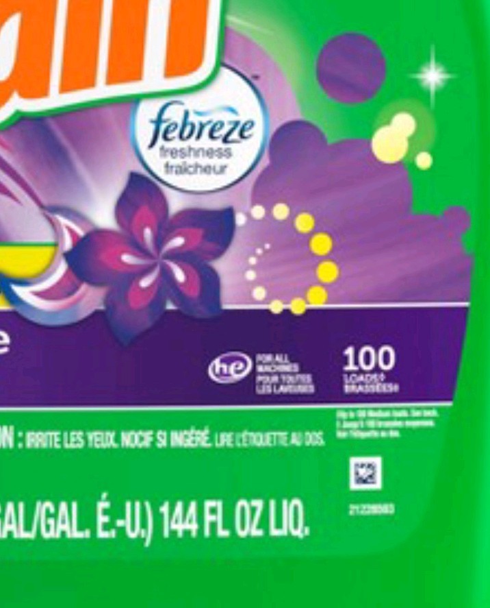 GAIN Moonlight Breeze Gain Aroma Boost Febreze Laundry Detergent 100 Loads