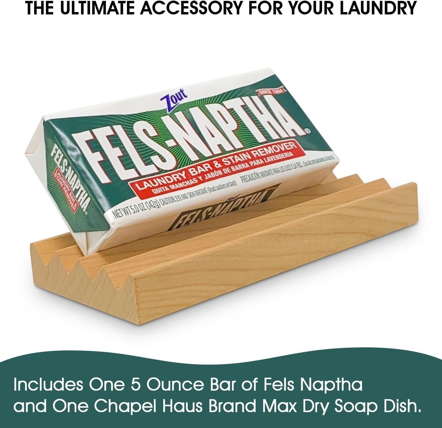 Fels Naptha Laundry Detergent Bar – 5 Ounce Fels Naptha Laundry Bar Soap and…