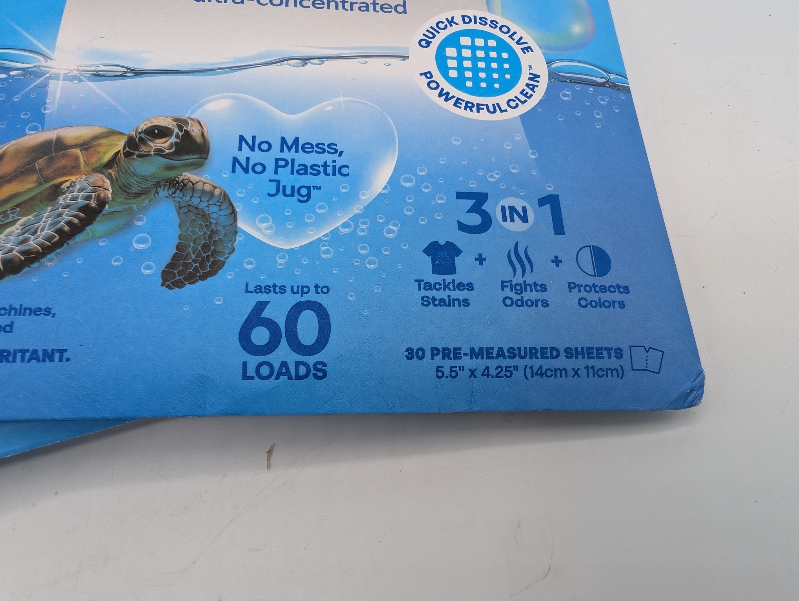 (Lot of 3) Earth Breeze Laundry Detergent Eco-Sheets 180-Loads Total Fresh Scent