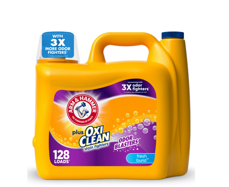 plus Oxiclean Odor Blasters Liquid Laundry Detergent, Fresh Burst,